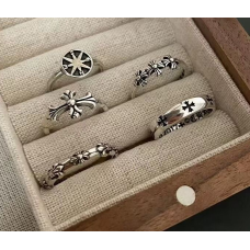 Набор колец в готическом стиле панк рок  Fashion Jewelry 5шт (AN)263811