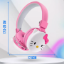 Наушники беспроводные Bluetooth с микрофоном аниме hello kittyгеншен, манги, Санріо Кітті, Мелоди розовый (AN)321500