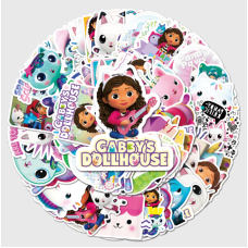 Набор детских наклеек (стикеров) Gabby's Dollhouse Кукольный домик Габби для детского сада на телефон, ноутбук, самокат 50шт (AN)322023 Набор детских наклеек (стикеров) Gabby's Dollhouse Кукольный домик Габби для детского сада на телефон, ноутбук, самокат 50шт (AN)322023