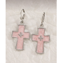 Серьги конго кресты Pink в корейском стиле аниме кпоп (AN)33532