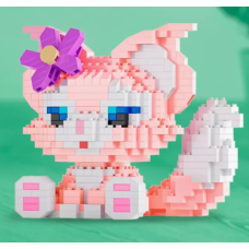 Конструктор фигурка Лиса  (Kuromi ) геншен, манги, hello kitty, Санріо Кітті, Мелоди для девочек  мини блоки y2k kpop 533 деталей (AN)21196