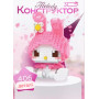 Конструктор фигурка Melody (Kuromi )  мини блоки Magic Blocks  в  корейском стиле геншен, манги, hello kitty, Санрио Китти, Мелоди для девочек  y2k kpop 406 деталей (AN) 32167