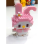 Конструктор фигурка Мелоди  (Kuromi ) геншен, манги, hello kitty, Санріо Кітті, Мелоди для девочек  мини блоки y2k kpop 145 деталей (AN) 21200