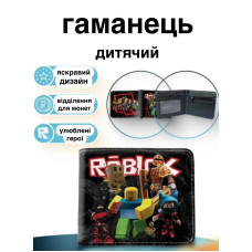 Кошелек бумажник детский для мальчика Roblox Роблокс подарок сыну (AN)30970