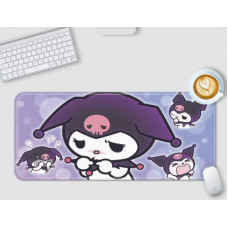 Коврик для мышки Куроми (Kuromi ) геншен, манги, hello kitty, Санріо Кітті, Мелоди 300*200 фиолетовый  (AN)32182