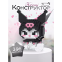 Конструктор фигурка Kuromi  мини блоки Magic Blocks  в  корейском стиле геншен, манги, hello kitty, Санрио Китти, Мелоди для детей и взрослых  y2k kpop 396 деталей (AN) 32168