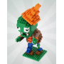 3D конструктор фигурка Зомби против Растений мини блоки Magic  Blocks Plants vs Zombies  для детей и взрослых  229 деталей (AN) 32170