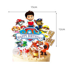 Картонные топперы на праздничный торт и кексы на День рождение Paw Patrol  Щенячий патруль  (AN)21208
