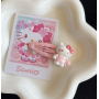 Набор резинок и заколок для волос Hello Kitty Хелло Китти 15шт розовый (AN)34038