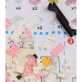 Конструктор фигурка  Hello Kitty 3- D мини блоки Magic Blocks  в  корейском стиле геншен, манги, hello kitty, Санрио Китти, Мелоди для детей и взрослых  y2k kpop 382 деталей (AN) 32169