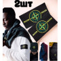 Патч Stone Island  Стон Айленд с пуговицами на одежду стоник патч-2шт A (AN)31836