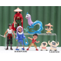 Набор фигурок игровой Райя и последний дракон Raya And The Last Dragon 8 штук (AN)34028