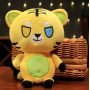 Мягкая плюшевая игрушка Мишка Ranboo Ренбу Funneh Doll Fanny Teddy Bear для девочек, для мальчиков 20cм желтый (AN)34025