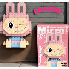 Конструктор фигурка Лабубу LABUBU для девочек 154 деталей (AN)34056