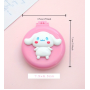 Круглая раскладная расческа с зеркалом Dog (Kuromi ) геншень, манги, hello kitty, Санрио Китти, Мелоди (AN)34160