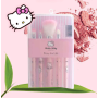 Набор кистей для макияжа Hello Kitty Хеллоу Китти 5шт + повязка в подарок розовый  (AN)34117/31457