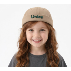 Кепка докерка детская р. 48-54 бейсболка без козырька Docker cap хаки  3 - 9 лет (II) 34593