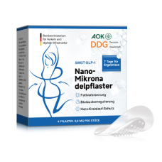 Микроигольчатый пластырь для похудения Nano-Mikrona SMGT-GLP-1, 4 шт. (II) 34516