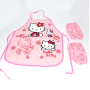 Фартук для творчества непромокаемый розовый с нарукавниками Hello Kitty (II)  34350