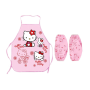 Фартук для творчества непромокаемый розовый с нарукавниками Hello Kitty (II)  34350