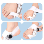 Вальгусный ортез - шина на большой палец стопы от Hallux Valgus серый (ІІ) 34321