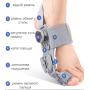 Вальгусный ортез - шина на большой палец стопы от Hallux Valgus серый (ІІ) 34321