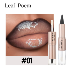 Двухстороннее средство для губ (Карандаш + Глянец) Leaf Poem Lip 2 in 1 Эффект Омбре / Плампер. Оттенок 01(II) 34448