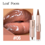 Двухстороннее средство для губ (Карандаш + Глянец) Leaf Poem Lip 2 in 1 Эффект Омбре / Плампер. Оттенок 06(II) 34453
