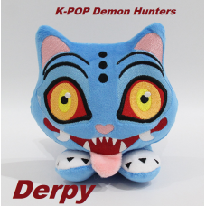 Дерпи Тигр – мягкая игрушка для фанатов K-POP из "Охотников на Демонов" (Derpy K-POP Demon Hunters) 15 х 24 см (II) 34472