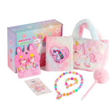 Подарочный набор детский с сумкой Единорог Unicorn в коробке для девочки бокс для праздника 7 предметов розовый (AN)30505 Подарочный набор детский с сумкой Единорог Unicorn в коробке для девочки бокс для праздника 7 предметов розовый (AN)30505