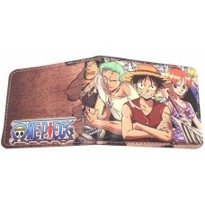 Кошелек бумажник детский для мальчика Пираты Соломенной Шляпы One Piece Wiki  подарок сыну (AN)32969