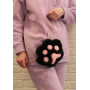 Пушистая, мягкая аниме сумочка Лапка подростковая для косплея Hello Kitti Куроми Kuromi черный (AN)26367