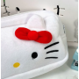 Большой детский школьный пенал косметичка на молнии hello kitty Хеллоу Китти белый (AN)3237