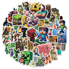 Набор наклеек многоразовых водоотталкивающих виниловых Майнкрафт, Minecraft самоклеящиеся 50 шт стикербомбинг на авто телефон ноутбук стену Водостойкие стикеры для оклеивания (AN)34252 Набор наклеек многоразовых водоотталкивающих виниловых Майнкрафт, Minecraft самоклеящиеся 50 шт стикербомбинг на авто телефон ноутбук стену Водостойкие стикеры для оклеивания (AN)34252