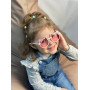 Детские солнцезащитные очки в форме Котика с ушками hello kitty розовый (AN) 32163