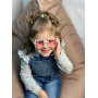 Детские солнцезащитные очки в форме Котика с ушками hello kitty розовый (AN) 32163