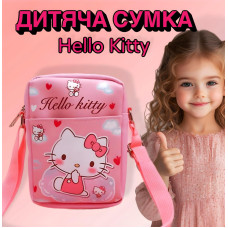 Детская сумка мессенджер через плечо для девочек Hello Kitty Хелло Китти розовый (AN)34319 Детская сумка мессенджер через плечо для девочек Hello Kitty Хелло Китти розовый (AN)34319