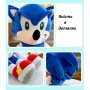 М'яка іграшка Їжак Сонік 30 см плюшева фігурка Sonic the Hedgehog для хлопчиків та дівчаток, Дитяча м'яка іграшка гіпоалергенний синій Сонік синій (AN)34641