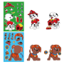 Набор наклеек картинок с героями Щенячий патруль Walt Disney Paw Patrol - Скай, Еверест, Трек, Маршал, Гонщик, Райдер супергерои 8 картин (AN)34437