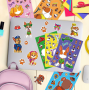 Набор наклеек картинок с героями Щенячий патруль Walt Disney Paw Patrol - Скай, Еверест, Трек, Маршал, Гонщик, Райдер супергерои 8 картин (AN)34437