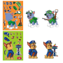 Набор наклеек картинок с героями Щенячий патруль Walt Disney Paw Patrol - Скай, Еверест, Трек, Маршал, Гонщик, Райдер супергерои 8 картин (AN)34437