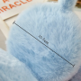 Детские меховые наушники из искусственного меха ушные помпы Стич Stitch голубой 34479 (AN)