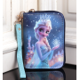 Кошелек бумажник детский для девочки "Холодное сердце" Disney Frozen Эльза подарок дочке синий (AN)34484