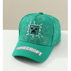 Кепка-блейзер бейсболка для мальчика из игры майнкрафт Minecraft Крипер блейзер шапка 50-54(AN)3204
