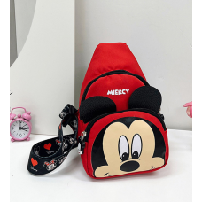 Детская сумка-бананка нагрудная Mickey Mouse Микки Маус на 2 отделения красный (AN)32/32 Детская сумка-бананка нагрудная Mickey Mouse Микки Маус на 2 отделения красный (AN)32/32