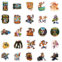 Набір наклейок самоклеючих з героями Crash Bandicoot Крах Креш Бандикут наклейки на авто телефон ноутбук 50шт (AN)713