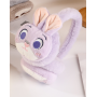Меховые наушники детские для девочки Джуди Гопс «Зоотрополис» (Judy Hopps Zootopia) теплые плюшевые, фиолетовые 34569 (AN)
