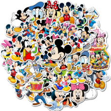 Набор наклеек многоразовых водоотталкивающих виниловых Mickey Mouse Микки Маус самоклеящиеся50 шт стикербомбинг на авто телефон ноутбук стену Водостойкие стикеры для оклеивания (AN)26326 Набор наклеек многоразовых водоотталкивающих виниловых Mickey Mouse Микки Маус самоклеящиеся50 шт стикербомбинг на авто телефон ноутбук стену Водостойкие стикеры для оклеивания (AN)26326