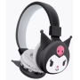 Наушники беспроводные Bluetooth с микрофоном аниме (Kuromi ) геншен, манги, hello kitty, Санріо Кітті, Мелоди черный (AN)32150