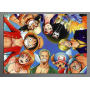Коврик для мышки Пираты соломенной шляпы (Ван Пис / One Piece) геншен, манги,  200/300мм разноцветный (AN)32111